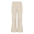thumbnail image 4 of Chiccall Mens Corduroy Flared Pants Slim Flat Front Stylish Streetwear Trousers, 4 of 5