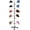 5 Tier- Black, variant on Freestanding Rotating Hat Display Rack: 7-Tiers, 35 Hooks, with Wheels, Black Metal Floor Stand for Hats, Wigs, and Caps - Ideal for Retail Stores and Organizing Headwear. (White)