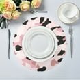 thumbnail image 5 of 15.4inch Round Placemats, DIY Printing Design, Suitable for Kitchen, Table Party Decoration Elegant Seamless Pattern, 5 of 7