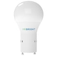 thumbnail image 2 of Viribright 60-Watt Equivalent A19 GU24 Dimmable LED Light Bulb, 2700K Warm White (6-Pack), 2 of 8
