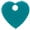 Teal, variant on Acrylic Mini Teal Heart - Silvertone Senior Mom Class of 2026 Dome Necklace, 18"