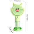 thumbnail image 3 of Mini Fan USB Misting Fan, Portable Desk Fan with Water Spray, 3-Speed Rechargeable Cooling Fan, Adjustable Angle Humidifier Fan for Office Outdoor Travel, 3 of 6