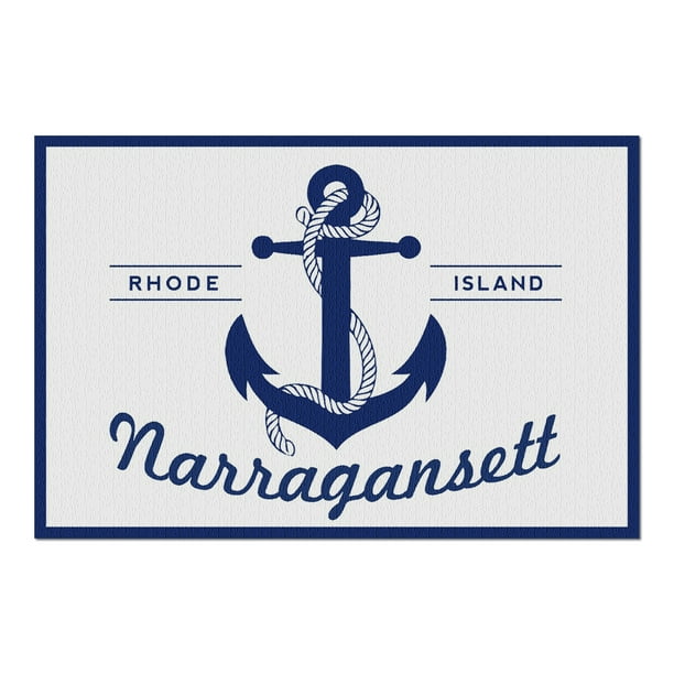 Narragansett Rhode Island Anchor Design 20x30 Premium 1000 Piece Jigsaw Puzzle Made In Usa Com 1000 Piece Jigsaw Puzzle, Anchor Storage Narragansett Rhode Island