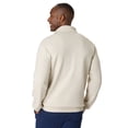 thumbnail image 2 of Hanes EcoSmart Men’s Fleece Quarter-Zip Pullover Sand M, 2 of 5