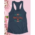 thumbnail image 3 of Mothers Day Soft Garland Racerback Tank Women -Image by Shutterstock, Female Small, 3 of 4