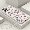 thumbnail image 1 of 2024 Sanrio HelloKitty Catton Liquid Rope For Apple iPhone 15 14 13 12 11 XS XR X 8 7 SE Pro Max Plus Mini Back Phone Case LXY, 1 of 7