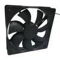 Ventilador enfriador de computadora de 12cm y 3000RPM, ventilador de servidor de radiador para gabinete de chasis de cc 12V