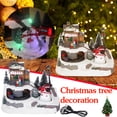 thumbnail image 1 of YUNAFFT Christmas Black X Friday LED Light Christmas Village House Luminous Figurines Animated Music Gift, 1 of 1