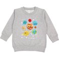 thumbnail image 2 of Inktastic Cute Planets, Kawaii Planets, Space, Cosmos, Stars Toddler Sweatshirt, 2 of 4