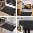 thumbnail image 6 of Doormat Outdoor Entrance, Simple Stripes All-Weather Waterproof & Non-Slip Mat for Front Door, Heavy Duty Welcome Mat for Indoor, Garage, Patio-36x24, Black, 6 of 7