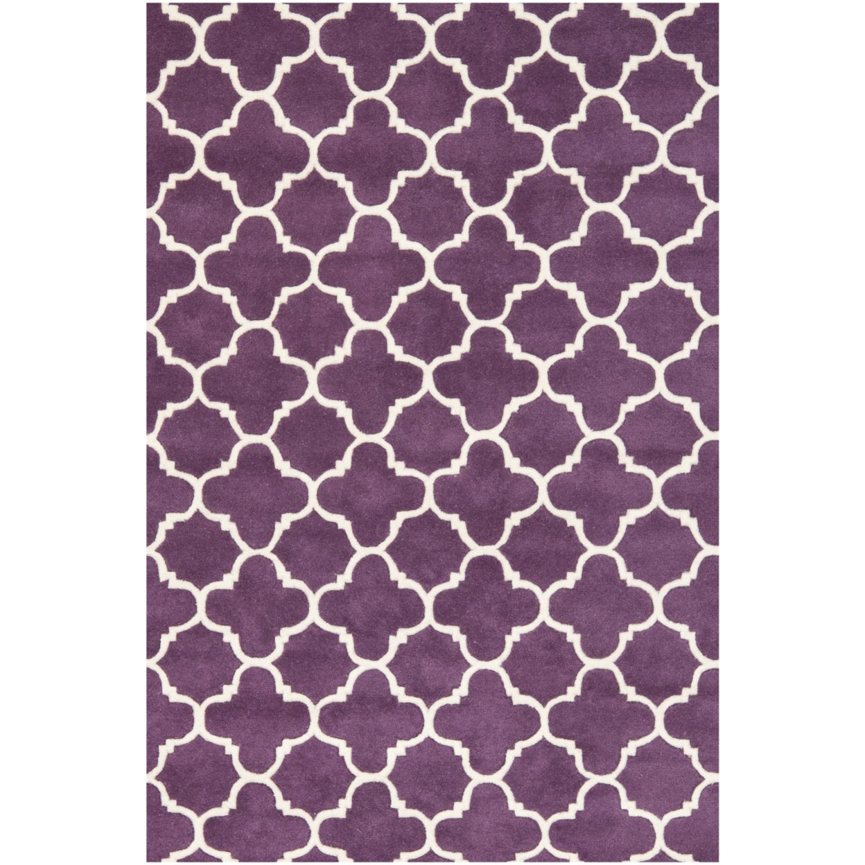 Safavieh Chatham CHT717B Tappeto Runner In Lana – Blu E Avorio, Fatto A Mano, 69x274 Cm
