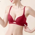 thumbnail image 4 of qelini Wireless Sports Bras for Women Plus Size Thin Strap Breathable Bralettes Side Support Seamless Racerback Soft Daily Lingerie, 4 of 5