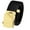 White, variant on All Sizes Men's Golf Belt in 1.5 Gold Brass Slider Belt Buckle with Adjustable Canvas Web Belt Small Black