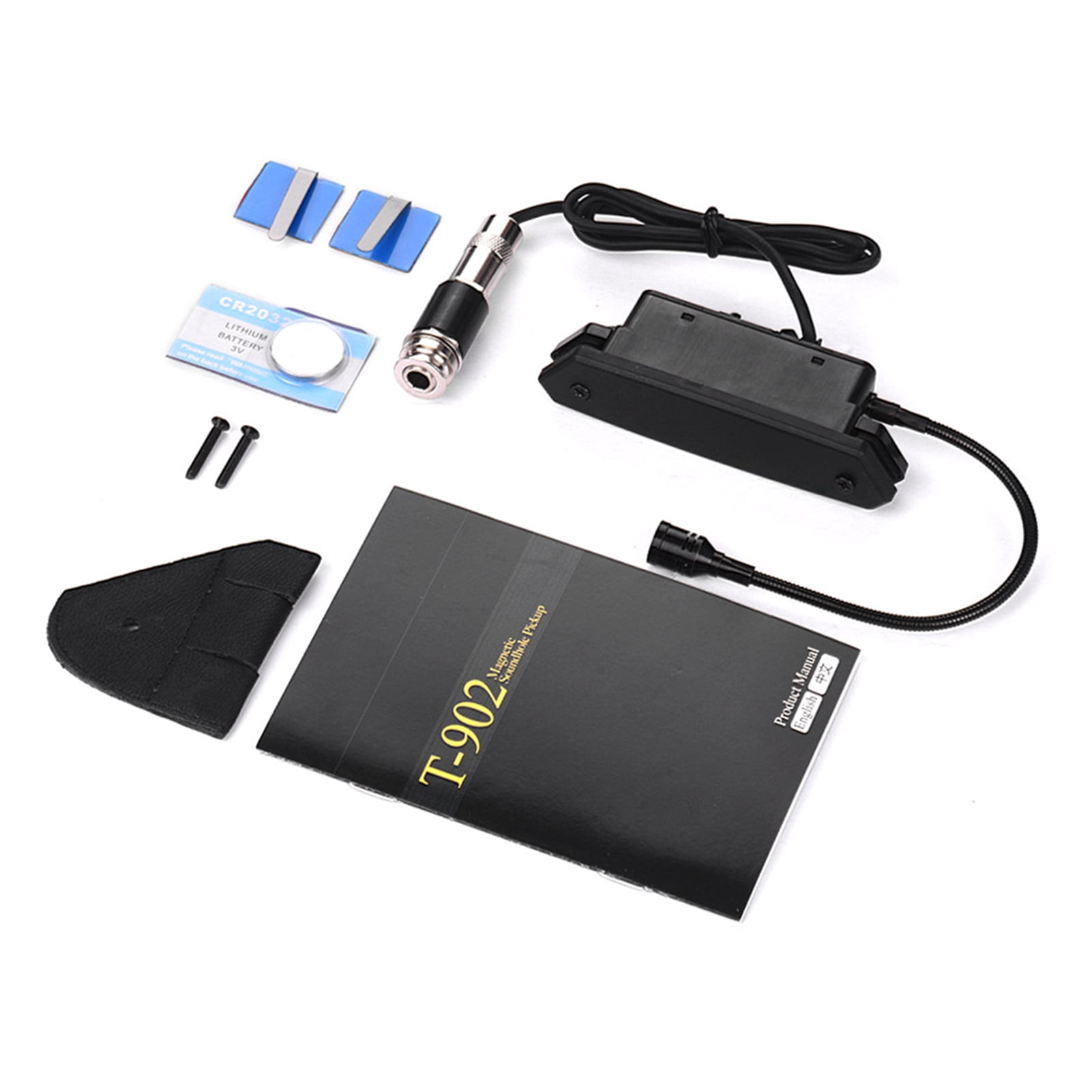 active guitar pickup Acoustic Guitar Active Pickup Dual System Magnetic Microphone Classic Folk Guitars Volume Controls