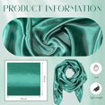 thumbnail image 2 of 35 Inch Silk Head Scarf 2 Pcs Large Square Neck Scarf Sleeping Hair Wrapping Satin Scarf for Women, 2 of 8