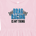 thumbnail image 4 of Inktastic Drag Racing is My Thing with Flags Girls Baby Dress, 4 of 5