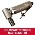 thumbnail image 3 of JET 1/4-Inch Pneumatic Right-Angle Die Grinder, 22000 RPM (JAT-403), Gray, 3 of 6