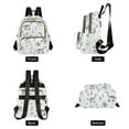 thumbnail image 4 of FORMRS Mini Backpack Purse for Women Travel Daypack Casual Shoulder Bag, Green Dinosaur Pattern, 4 of 7