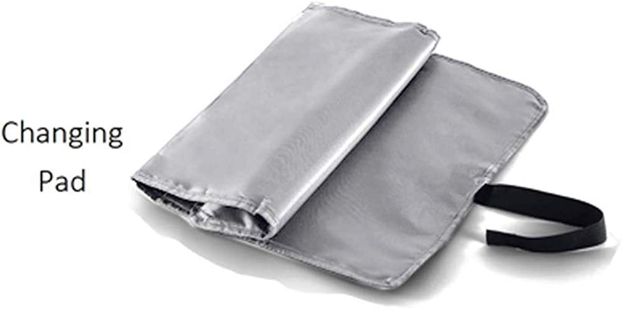 PERSONALIZED Large Diaper Bag Messenger Bag Baby Shoulder Bag Monogram Grey