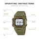 thumbnail image 4 of CaiYueKe Men's Digital Sports Watch Waterproof Outdoor Military Watch with Luminous Display Alarm Stopwatch for Hiking Camping Running Swimming Fitness Tactical Survival Sport Watch, 4 of 6