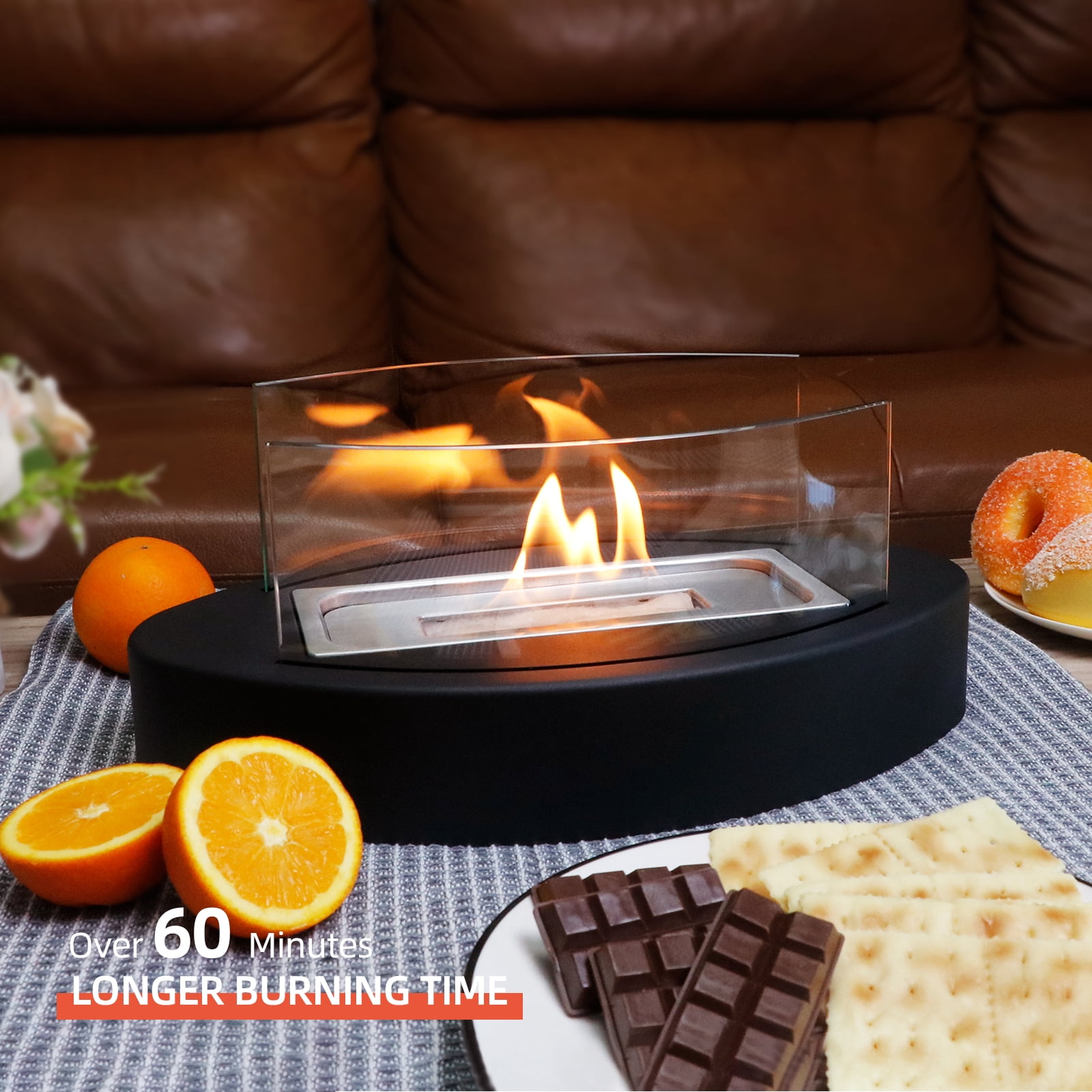 EAST FLAME Tabletop Fire Pit - Premium Protable Fireplace - Indoor Fire Pit & Outdoor Fireplace, Gift for Christmas