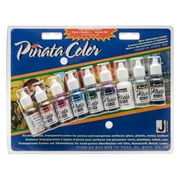 Razzle Dazzle Jacquard Pinata Exciter Pack (9 Alcohol Inks) - Fast Drying For Resin, Highly Saturated, Extremely Vibrant and Versatile, Acid-Free, Dye-Based, Leather, Stone, Polymer Clay, and Transpa