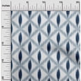 thumbnail image 1 of oneOone Tissu Tabby en Soie Imprimé Ikat Diamant 1 Yard 42 Pouces de Large, 1 of 4