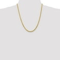 thumbnail image 4 of 10K Yellow Gold Rope Chain Styles Necklace 4 mm Diamond-cut 22 inch, 4 of 4