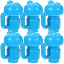Durable Blue PP Trampoline Pole Caps for Protection Use with Sturdy Design 6pcs Small