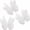 White, variant on Giant Butterfly Decorations 3PCS, 20" Big Butterfly Decorations Party Giant, Large Butterflies Decor for Valentine’s Day, Wedding, Birthday, Banquet Decor (White)