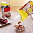 thumbnail image 3 of Contenedores Clip de bolsa de almacenamiento de ahorro de alimentos para verter sello ABS Abrazadera selladora para mantenimiento fresco (amarillo) JShteea Libre de BPA, 3 of 6