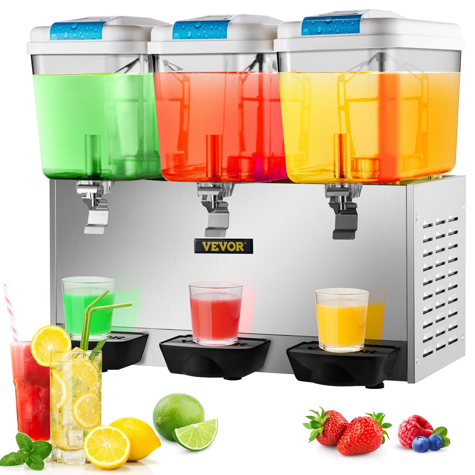8L Tank Frozen Cold Drink Beverage Juice Dispenser Machine Stable and