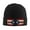 Black, variant on Retro Puerto-Rico-Flag Winter Beanie Hats for Men Women Warm Cozy Knitted Cuffed Skull Cap Black