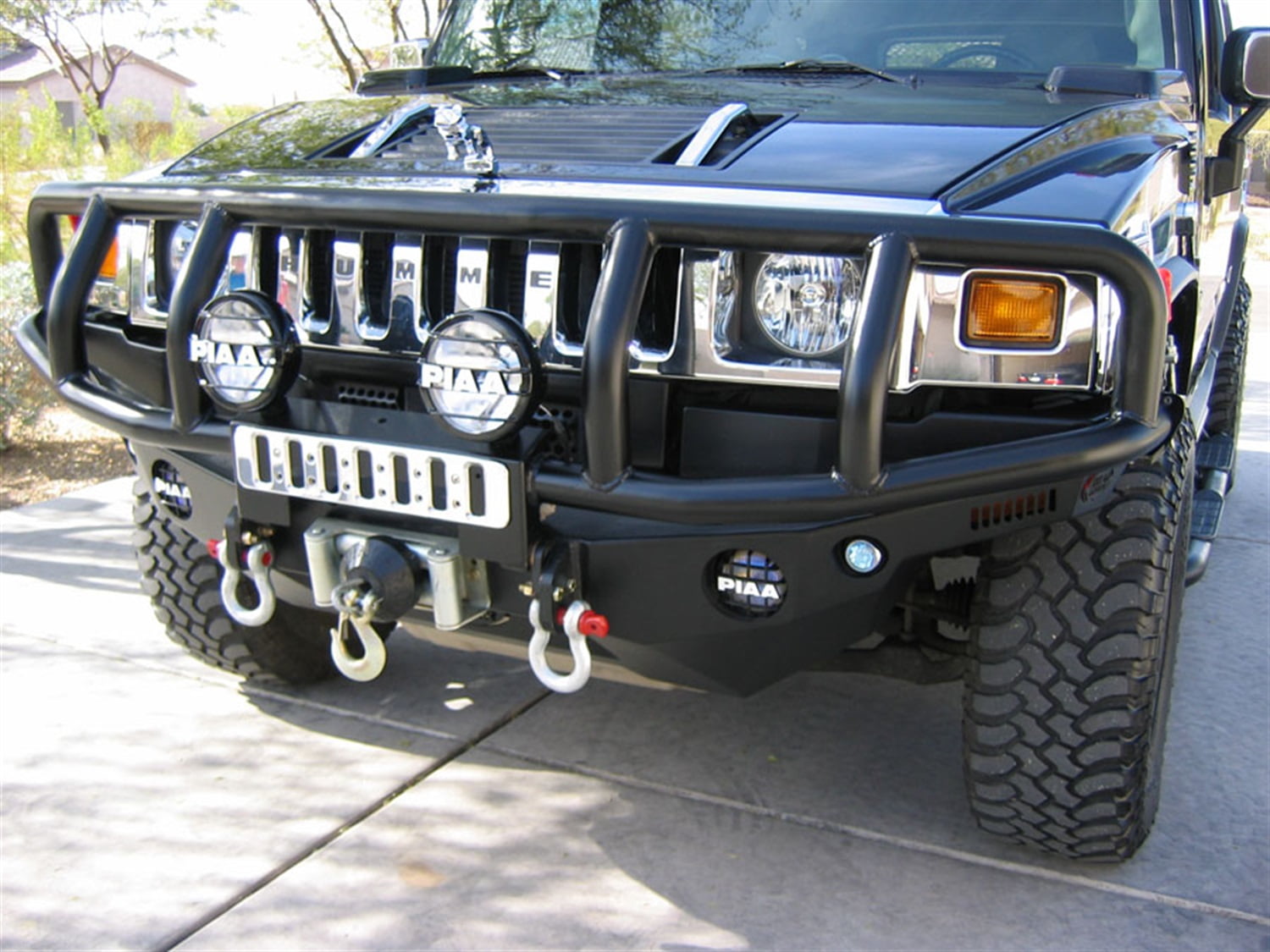 Road Armor 11000B Dakar Winch Front Bumper For Hummer H2 20032009