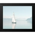 thumbnail image 2 of Straatsma, Leah 24x20 Black Modern Framed Museum Art Print Titled - Sailboat, 2 of 5