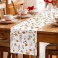thumbnail image 5 of Brown Spring Floral Table Runner 48 Inches Long Farmhouse Dress Scarves, Flowers Botanical Elegant Pastoral Dining Tablerunner for Coffee Table/Kitchen Island/Party Décor, 13" x 48", 5 of 8