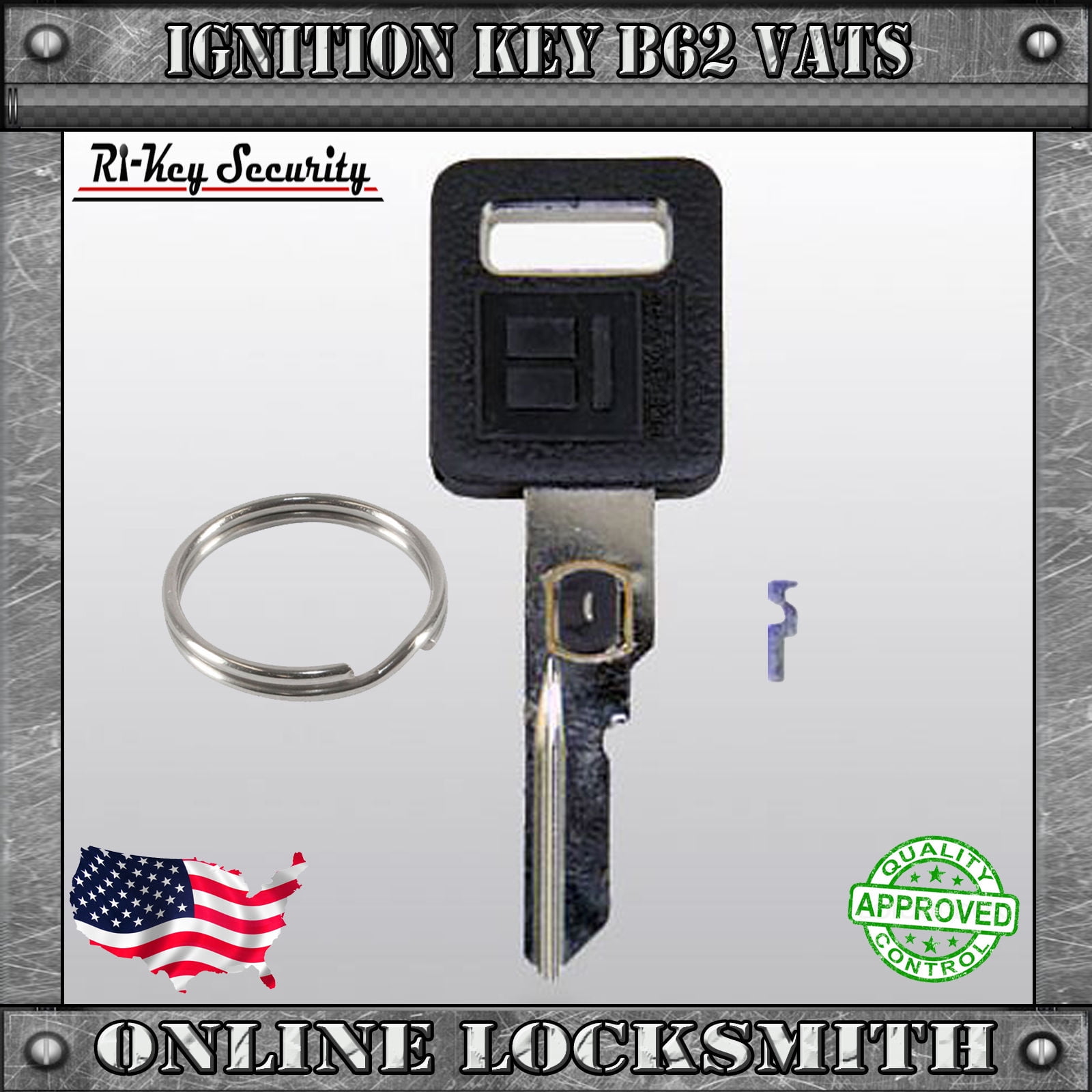 New Ignition VATS Key B82 P10 Buick Oldsmobile V.A.T System Resistor Key #10