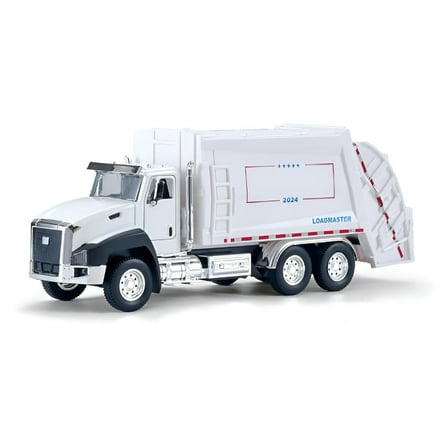 BESTSKY 2024 Truck Toys,Garbage Truck,2024,Garbage Truck 1:50 Scale Pull Back Model Car Toys Gift for Fans