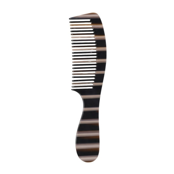 Unique Bargains 1 Pc Women Durable Hair Straightening Comb Black Acetate Sheet