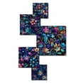 thumbnail image 3 of Designart "Moroccan Fantasy" Floral Wall Art Set Of 5 - Multicolor Glam Living Room Metal Art Set, 3 of 6