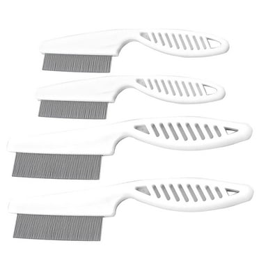 Dog Flea Comb, Flea Lice Comb, Tear Stain Remover Combs, Pet Grooming Comb, Flea Tick Lice Dandruff Removal Fine Tooth Hair Combs, 2 Pcs Pet Grooming Tool, Tick And Lice Removal Brush For Puppy Kitten