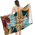 thumbnail image 2 of PHYHOO Seamless Floral Boho Microfiber Beach Towel for Adult Quick Dry Sand Free Lightweight Oversized Ultra Soft Skin-Friendly Swim Pool Travel Picnic Shower Bath Towel Blanket 30x60in, 2 of 8