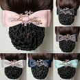thumbnail image 4 of YAOBAMM Filet à Cheveux pour Femmes, Forme de Fleur, Décoration de Cheveux, Nœud Doux pour Avion, 4 of 7