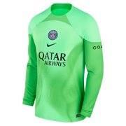 Men's Nike Green Paris Saint-Germain 2022/23 Home Replica Long Sleeve Blank Jersey