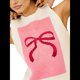 thumbnail image 2 of Suéter con Estampado Gráfico Y2K para Mujer, Sin Mangas, Estilo Langosta, Cuello Redondo, Camiseta de Punto de Otoño. C S, 2 of 7