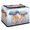 Multicolor 1, variant on ADECORIVY Lamb Sheep Fabric Storage Bin with Lid, Decorative Closet Shelf Organizers, Farmhouse Animal Foldable Basket Box Clothes Storage Bin with Handles