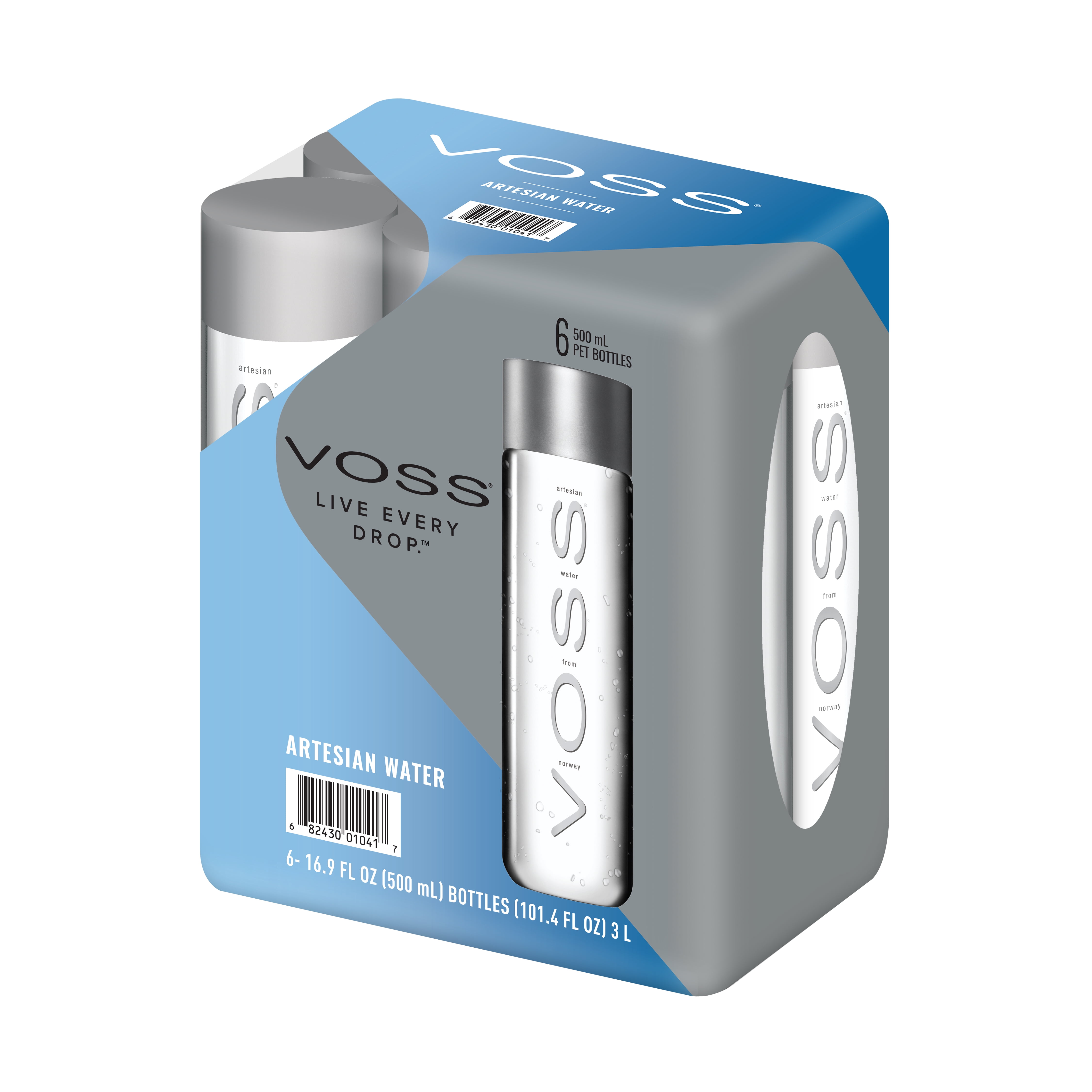 Voss Artesian Still Water from Norway 500 ML 24ct (4 X 6pk)