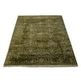 thumbnail image 3 of Rugsotic Carpets Hand Knotted Persian, Oriental Wool Area Rug, Green,Cream, 3'x5', 3 of 5