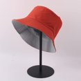 thumbnail image 4 of CoCopeaunts Large Bucket Hat Women Solid Double Sided Wear Basin Hat Summer Wide Brim Men Fisherman Hat Casual All-Match, 4 of 8