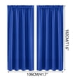 thumbnail image 3 of Isvgxsz Blackout Curtains for Bedroom - Thermal Insulated Room Darkening Rod Pocket and Back Tab Window Curtains for Living Room, 1 Window Curtain Panels, 42x71 Inch, 3 of 4